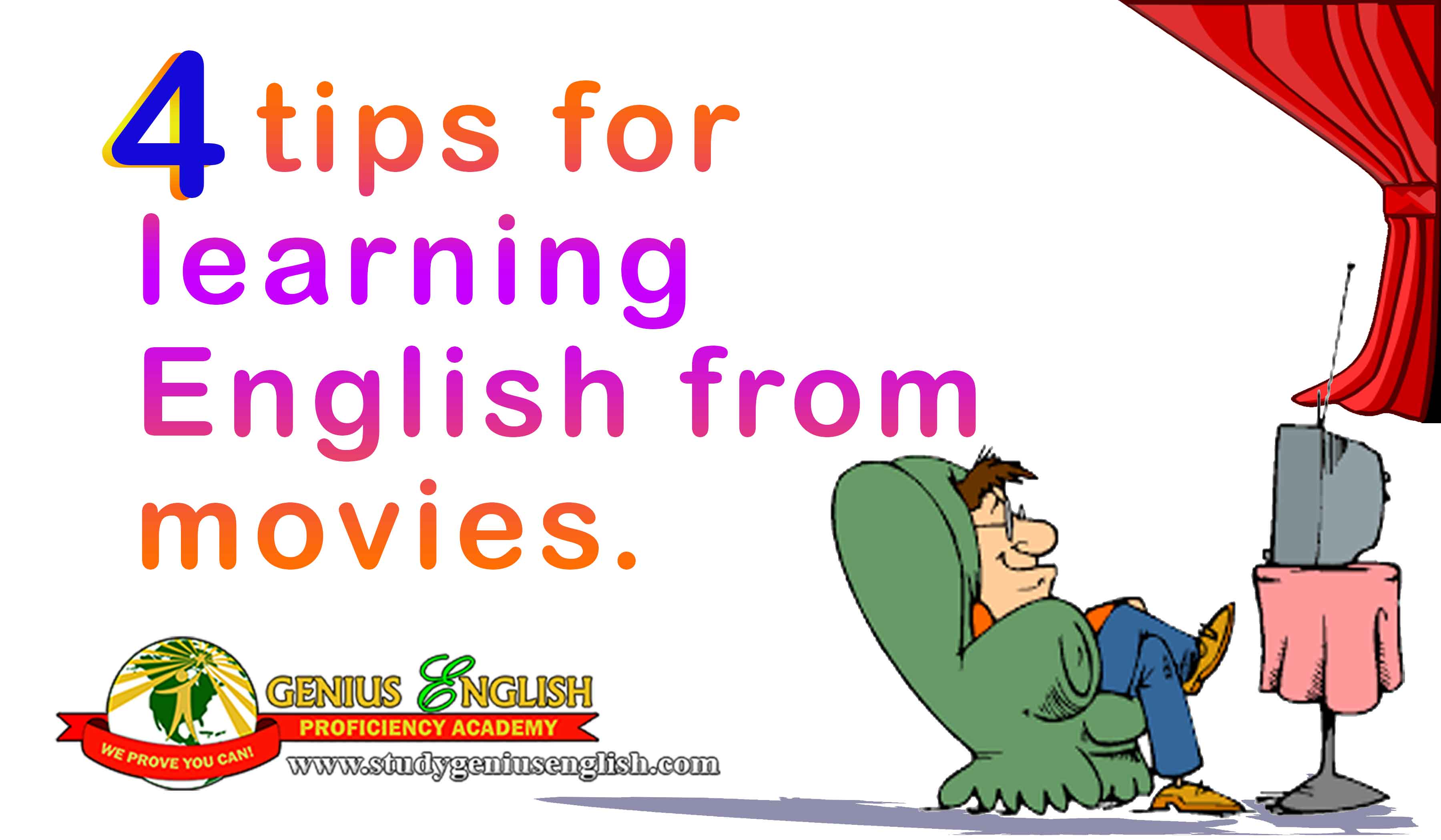 how to learn english in movies