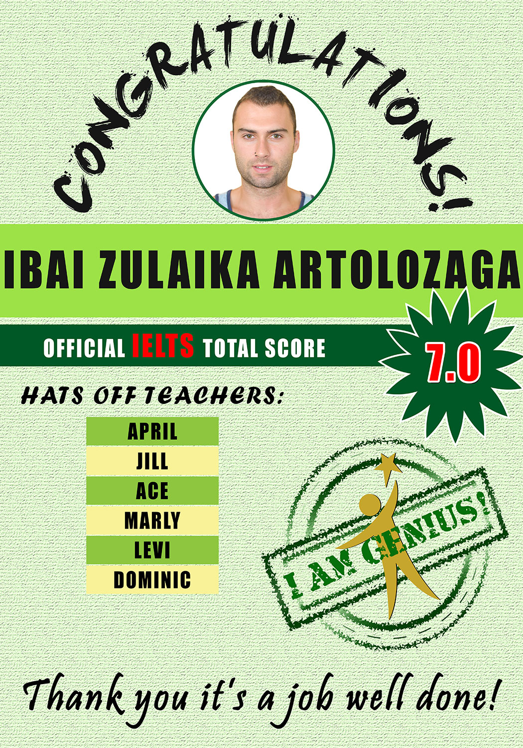 IELTS Passer from Spain