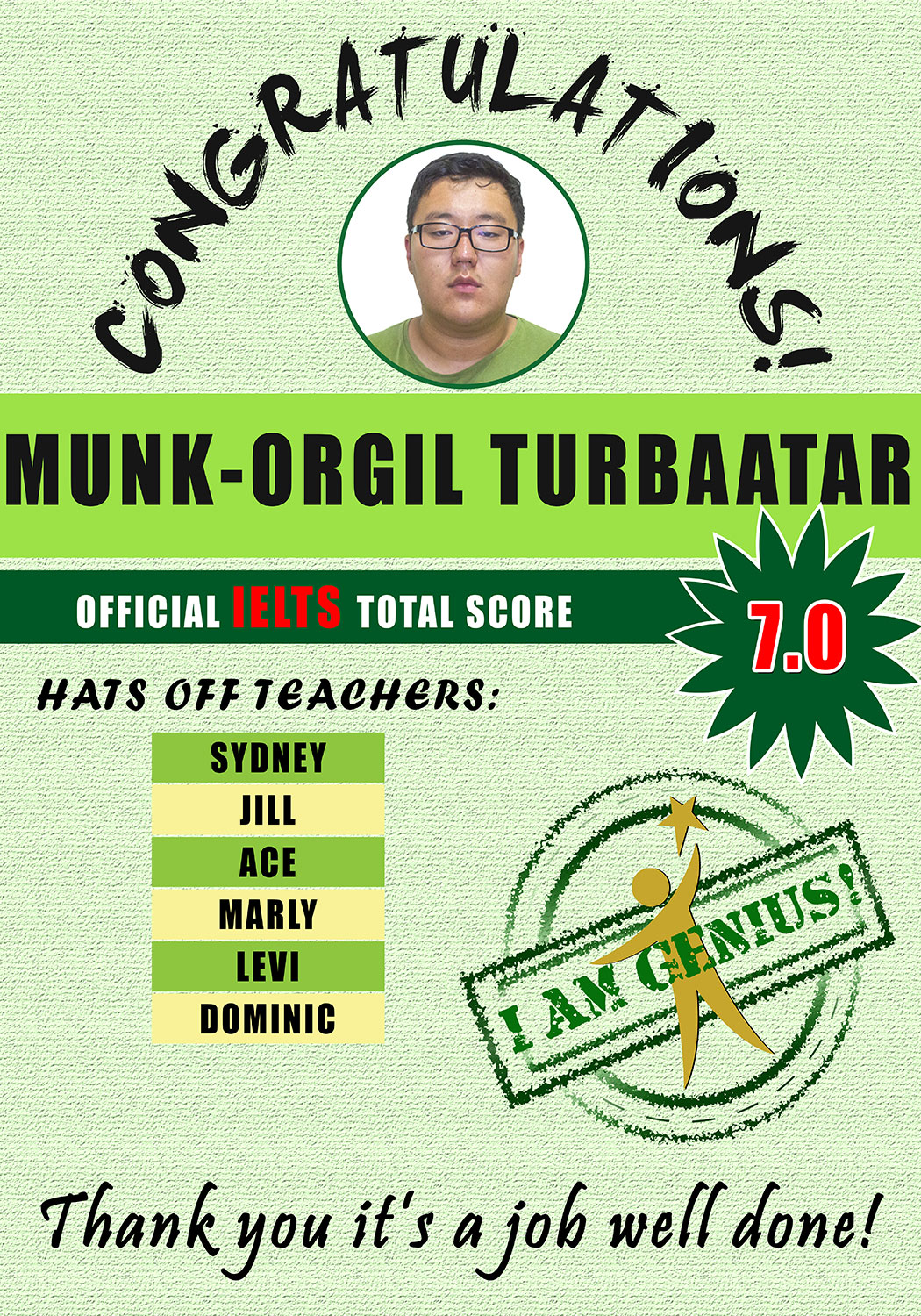 IELTS Passers from Mongolia